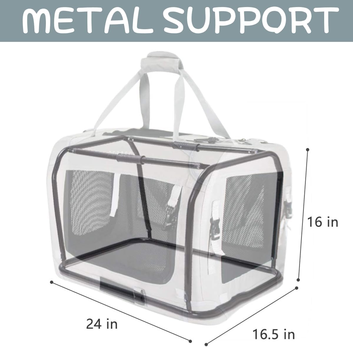 Extra Large Cat Carrier Soft Sided Folding