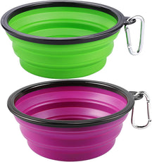Large Collapsible Dog Bowl 2 Pack
