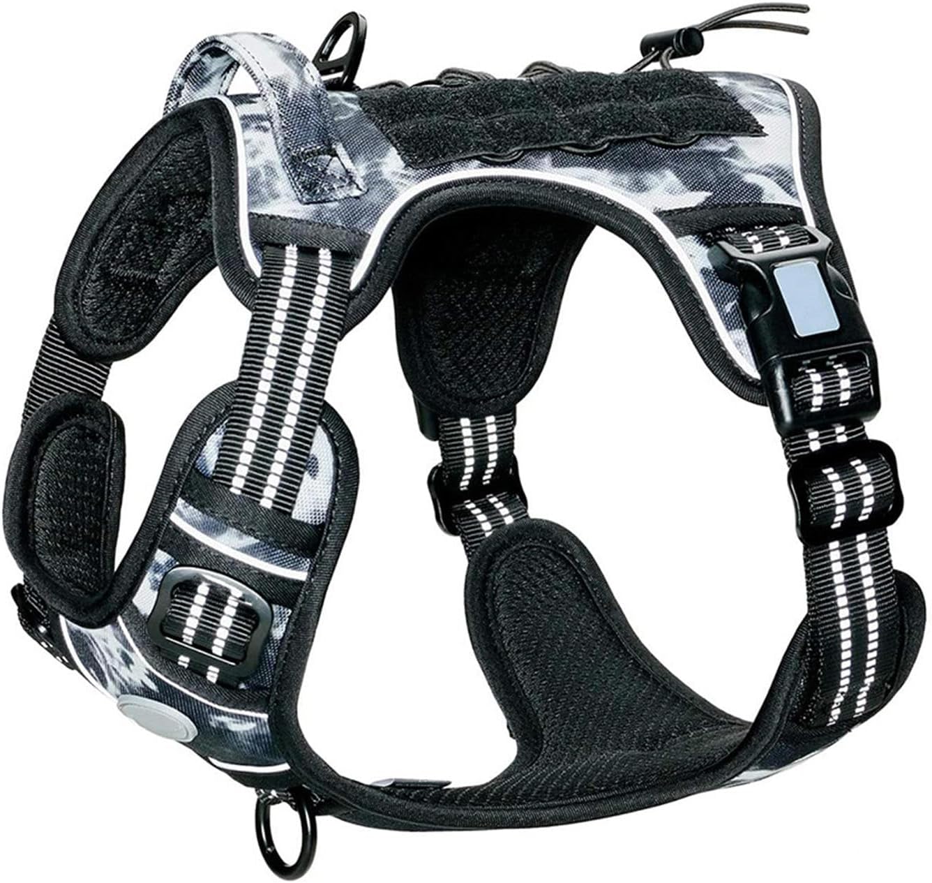 Tactical Anti Pull Dog Harness Adjustable Breathable Pet Vest Harness