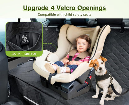 Pecute Dog Car Seat Cover for Back Seat