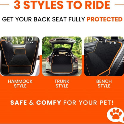 Protection de coffre de voiture pour chiens, avec protection latérale, tapis de protection robuste pour chiens 