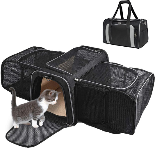 Expandable Pet Carrier Cat Carrier Bag