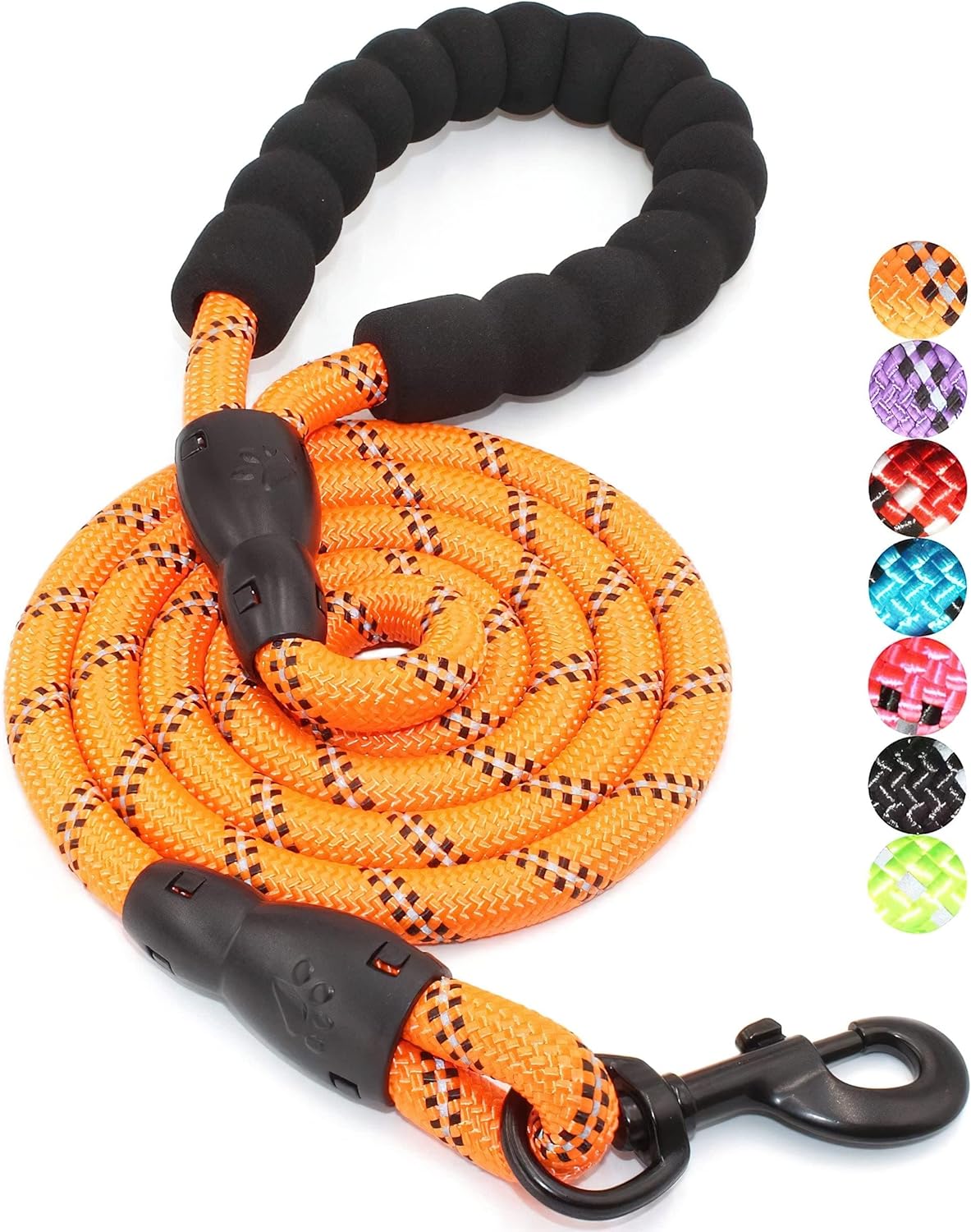 Multicolor Strong Dog Leash (1/2'' x 5 FT)